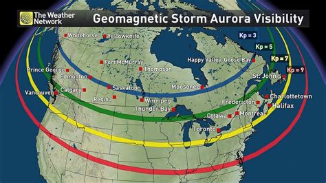 aurora borealis canada forecast